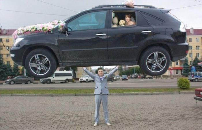 Странные свадебные фотографии