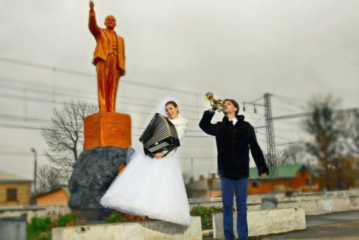 Забавные свадебные фотографии