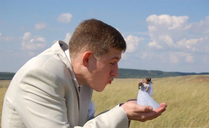 Забавные свадебные фотографии