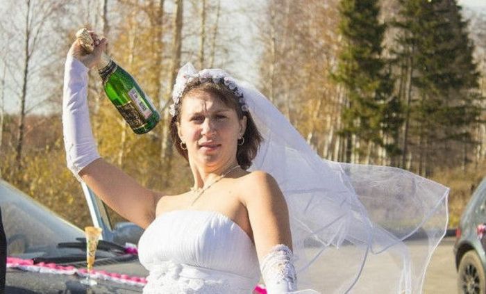 Забавные свадебные фотографии