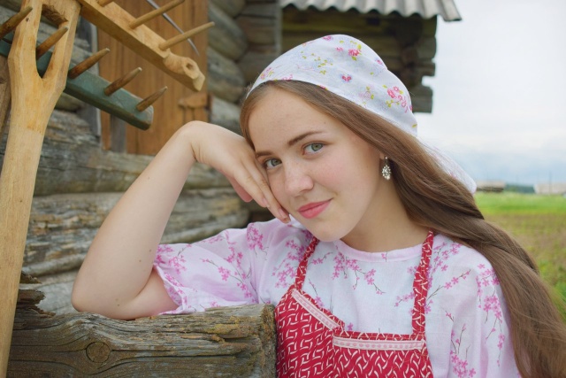 Достойный ответ жителей деревни Чикинская на фотосессию журнала Vogue
