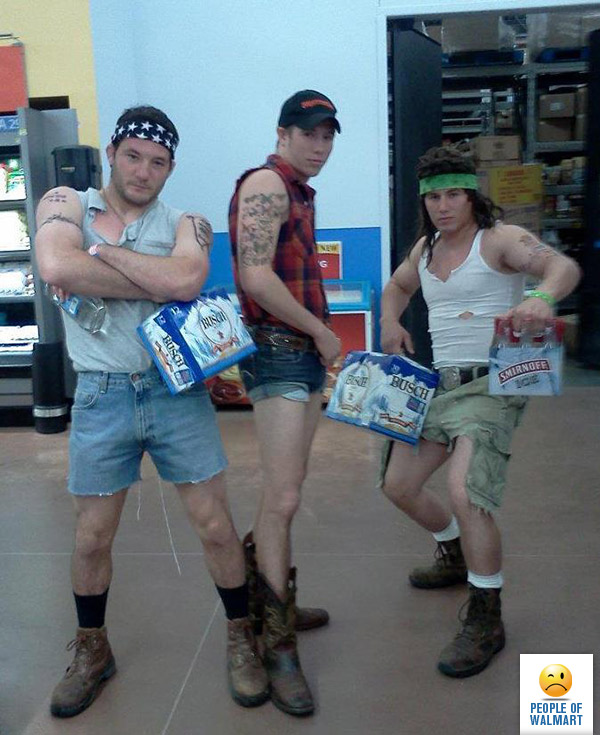Экстравагантные покупатели Walmart