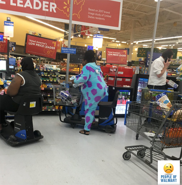 Экстравагантные покупатели Walmart