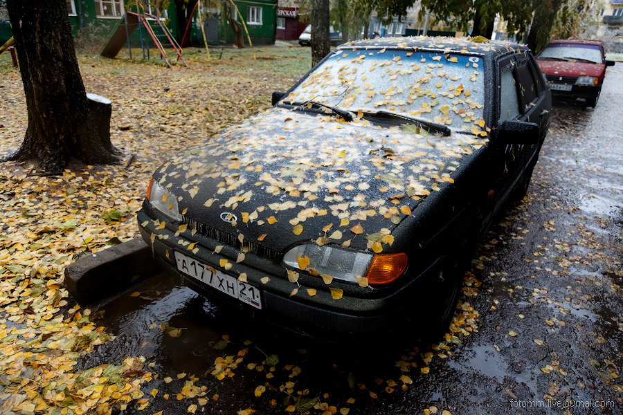 Ледяной дождь в Чебоксарах Ледяной дождь в Чебоксарах