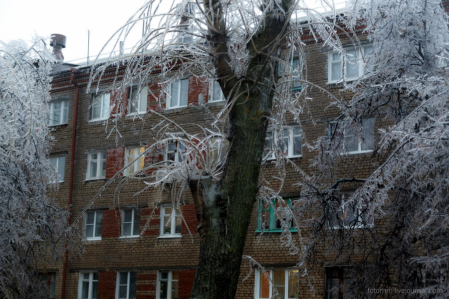 Ледяной дождь в Чебоксарах Ледяной дождь в Чебоксарах
