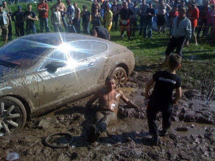 Русские на загородном отдыхе