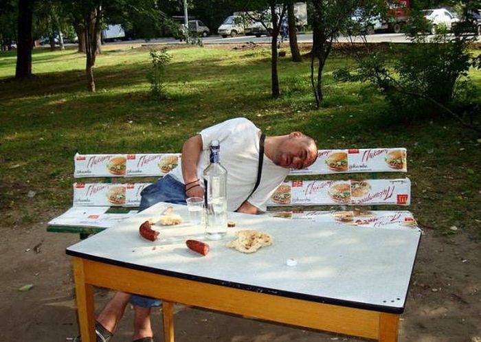 Русские на загородном отдыхе