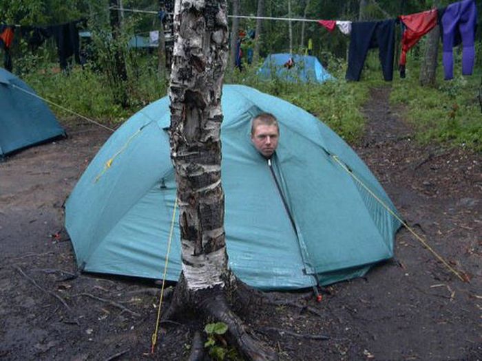 Русские на загородном отдыхе
