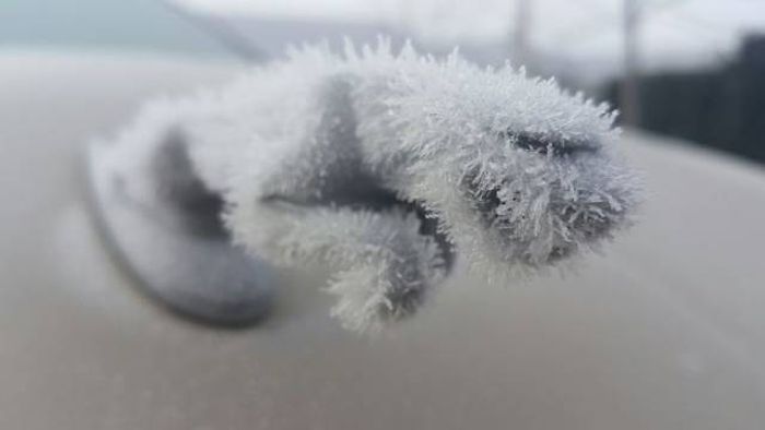 Замерзшие автомобили