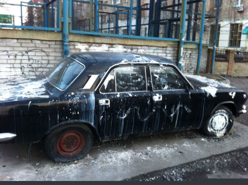 Народный штраф за неправильную парковку
