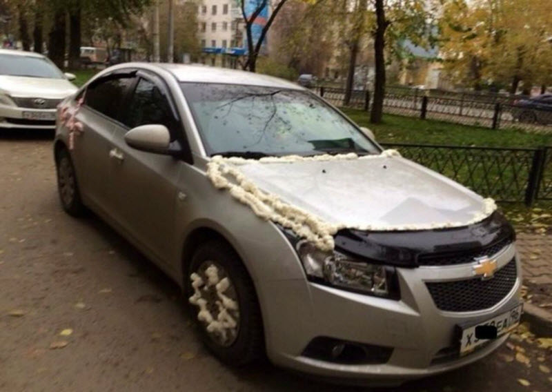Народный штраф за неправильную парковку