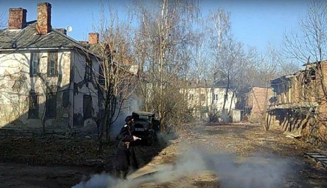 В Смоленске военную разруху можно снимать прямо на реальных улицах города