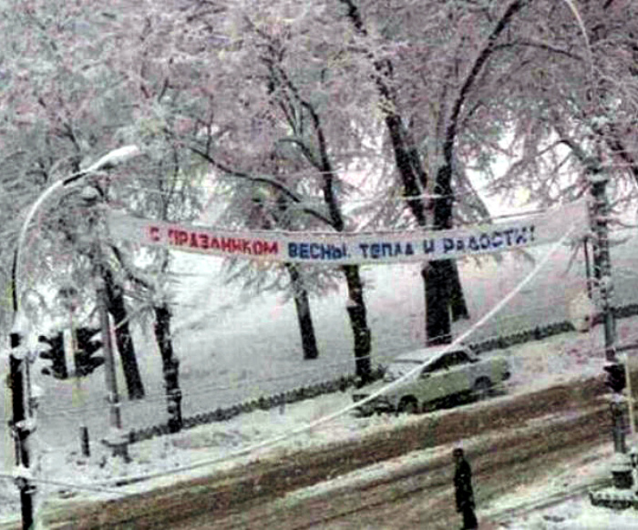 Суровая русская весна в фотографиях