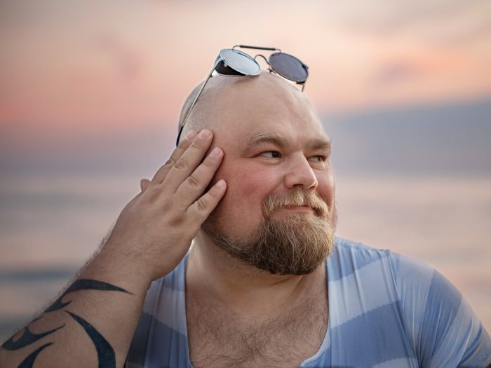 Шуточная фотосессия на берегу Черного моря