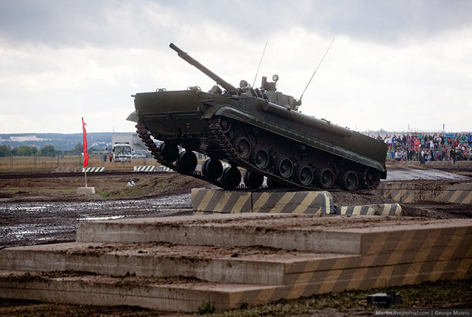 Как в Жуковском проходило танковое шоу