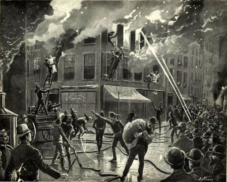 Пожарные былых времён (12 фото)