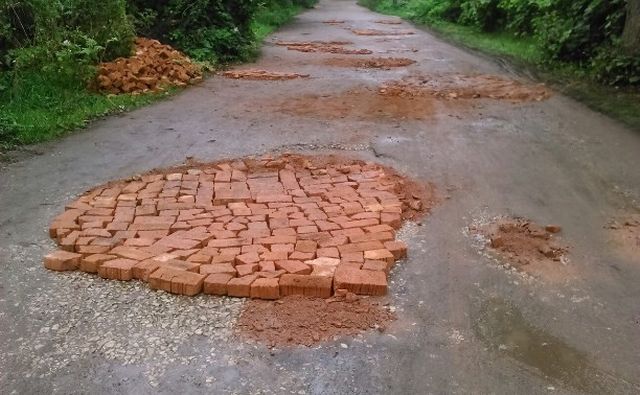 Ямочный ремонт дорог своими силами
