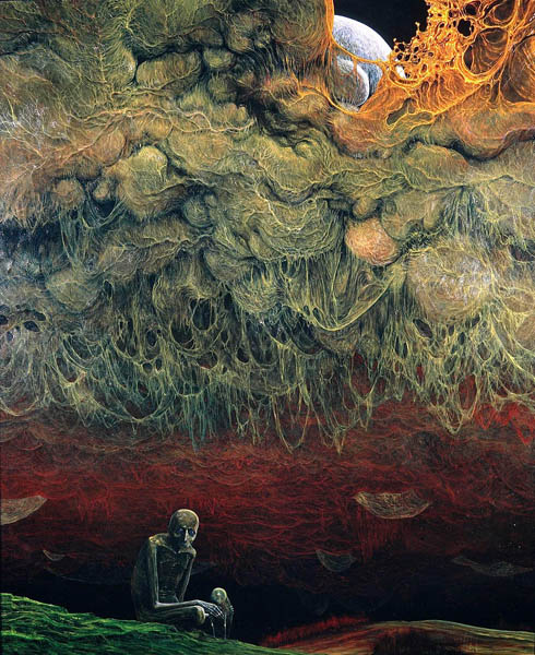 Психоделические картины от Zdzislawа Beksi'nski (101 фото)