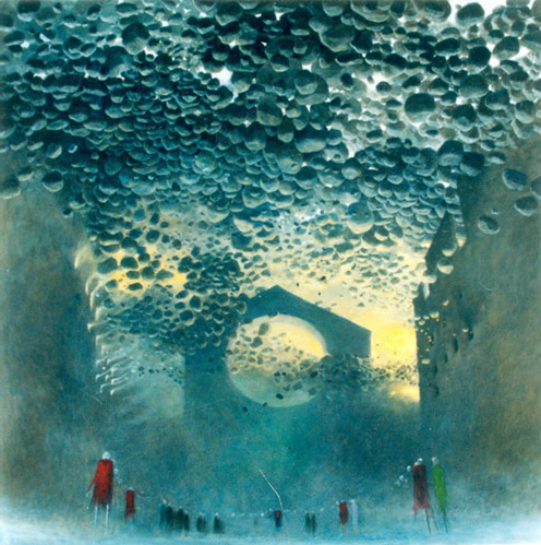 Психоделические картины от Zdzislawа Beksi'nski (101 фото)