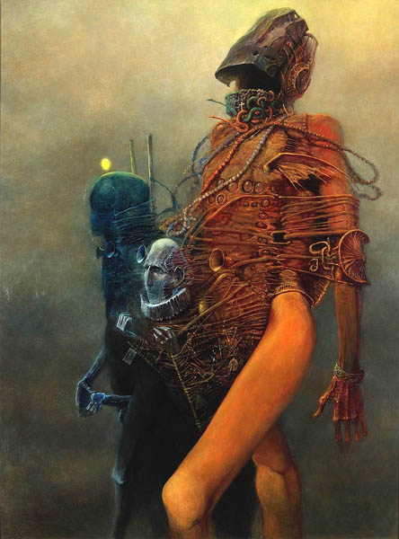 Психоделические картины от Zdzislawа Beksi'nski (101 фото)