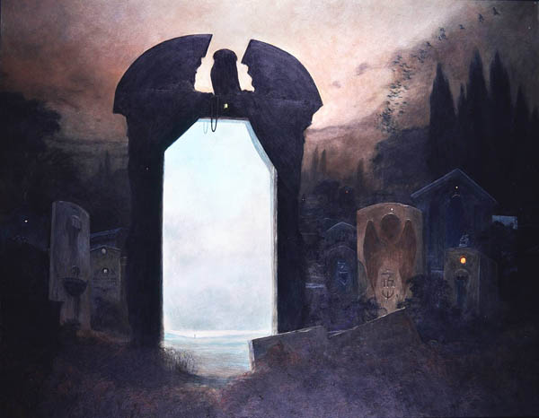 Психоделические картины от Zdzislawа Beksi'nski (101 фото)