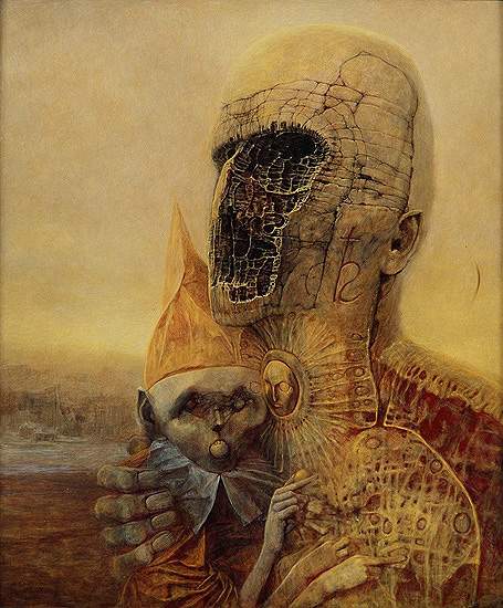 Психоделические картины от Zdzislawа Beksi'nski (101 фото)