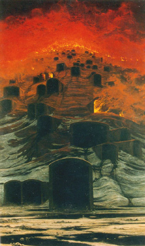Психоделические картины от Zdzislawа Beksi'nski (101 фото)