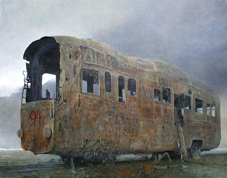 Психоделические картины от Zdzislawа Beksi'nski (101 фото)