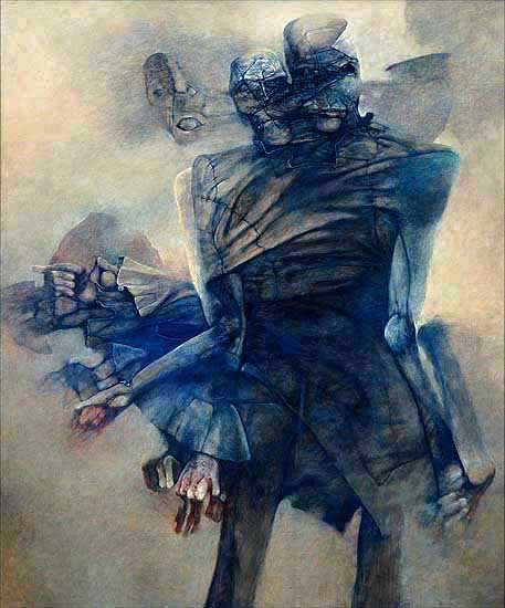 Психоделические картины от Zdzislawа Beksi'nski (101 фото)