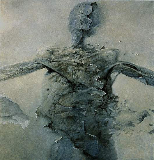 Психоделические картины от Zdzislawа Beksi'nski (101 фото)