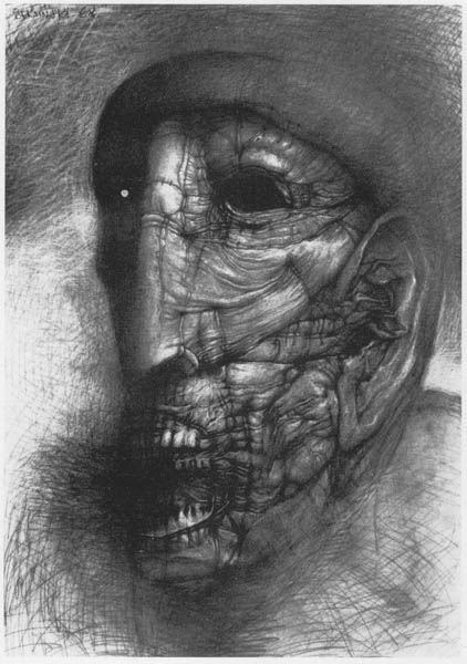 Психоделические картины от Zdzislawа Beksi'nski (101 фото)