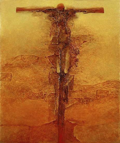 Психоделические картины от Zdzislawа Beksi'nski (101 фото)