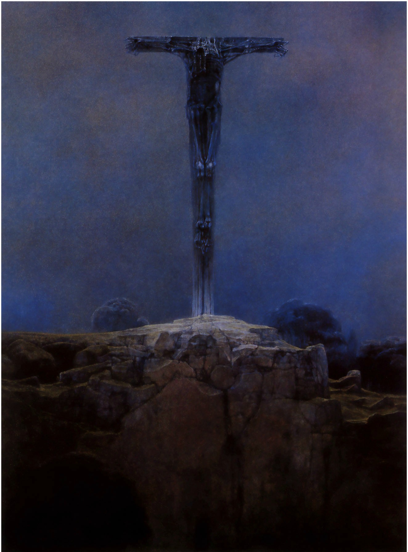 Психоделические картины от Zdzislawа Beksi'nski (101 фото)