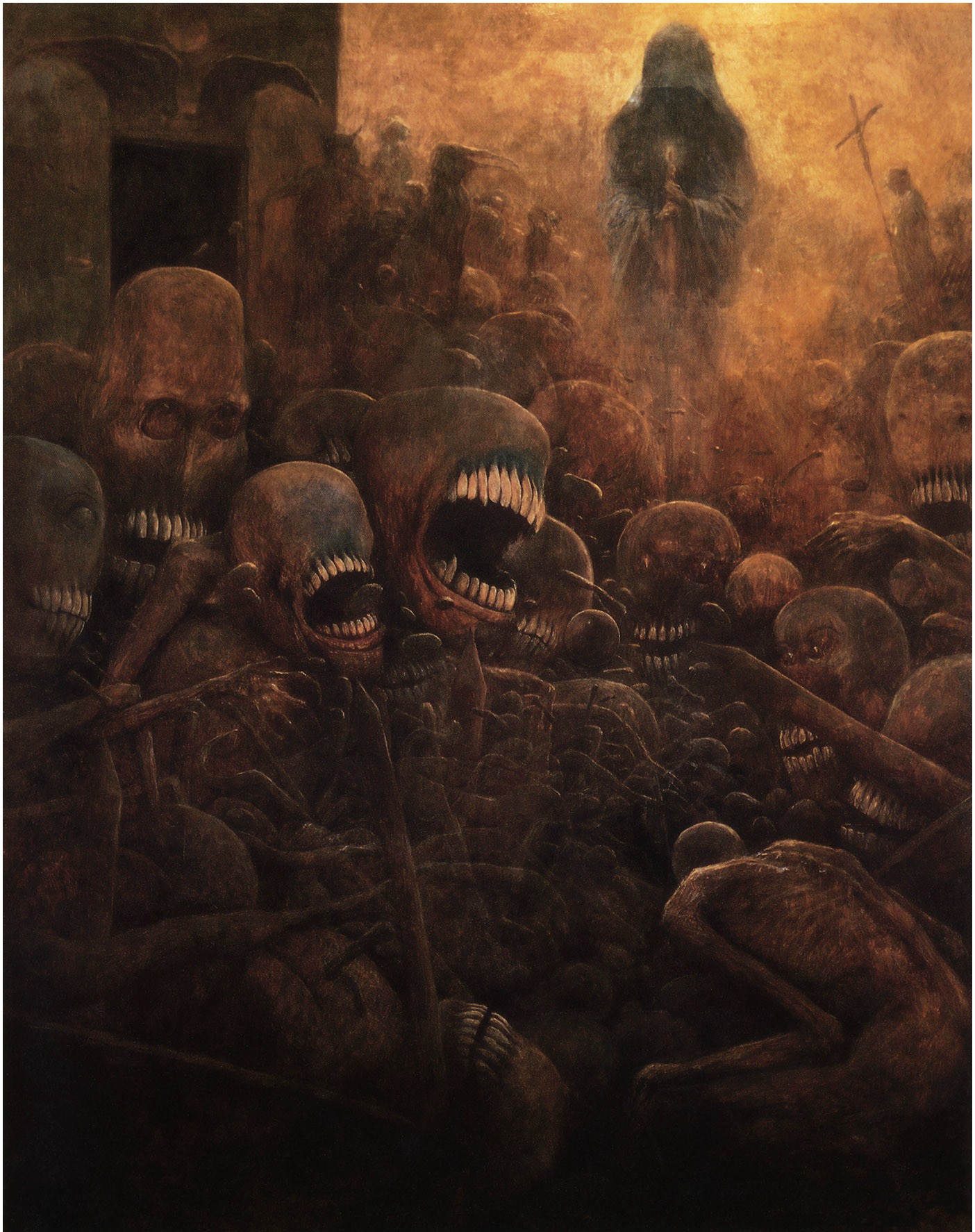 Психоделические картины от Zdzislawа Beksi'nski (101 фото)