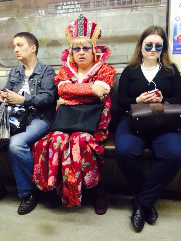 Модные люди московского метро Модные люди московского метро
