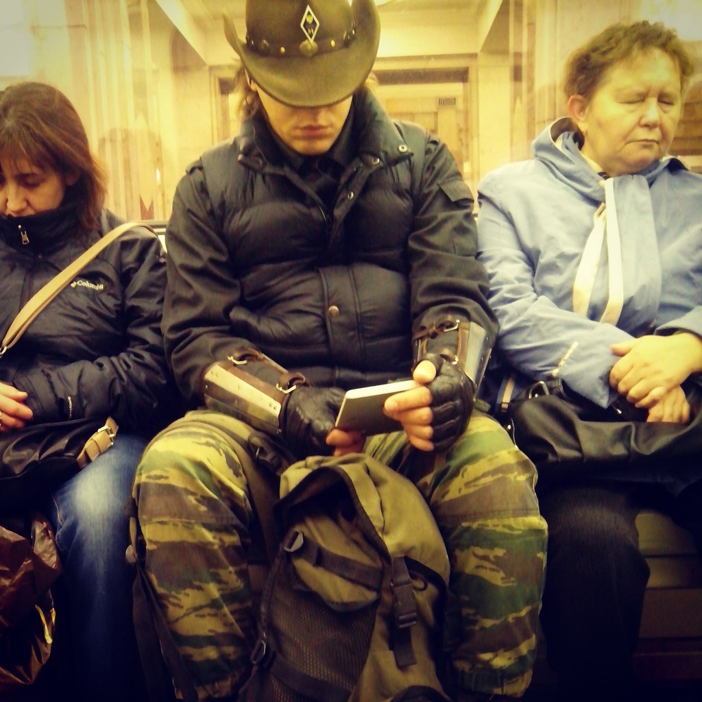 Модные люди московского метро Модные люди московского метро
