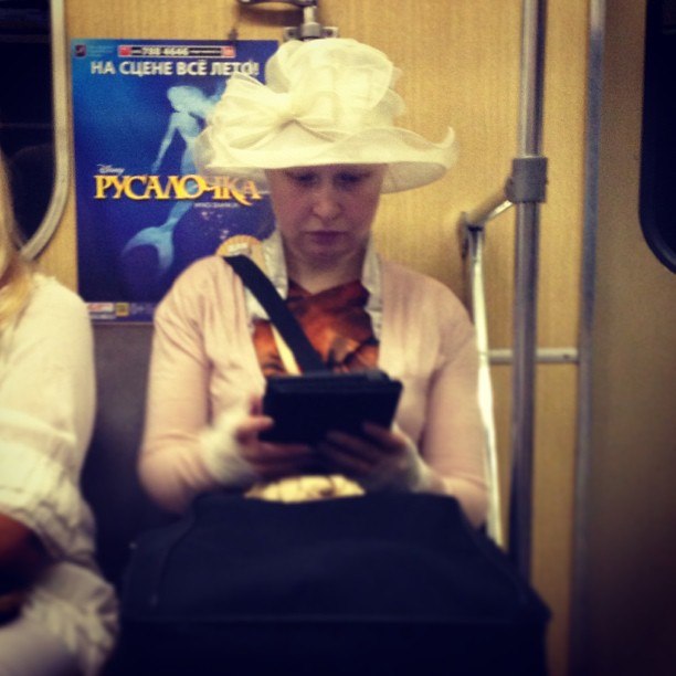 Модные люди московского метро Модные люди московского метро