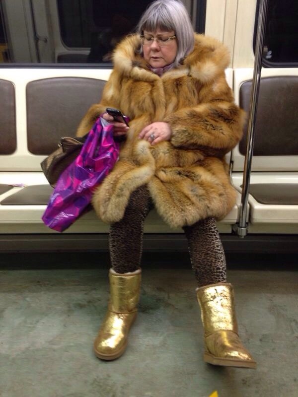 Модные люди московского метро Модные люди московского метро
