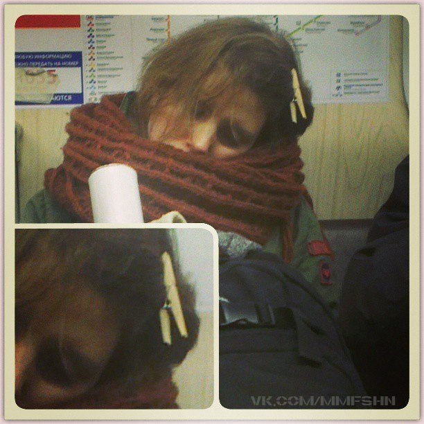 Модные люди московского метро Модные люди московского метро
