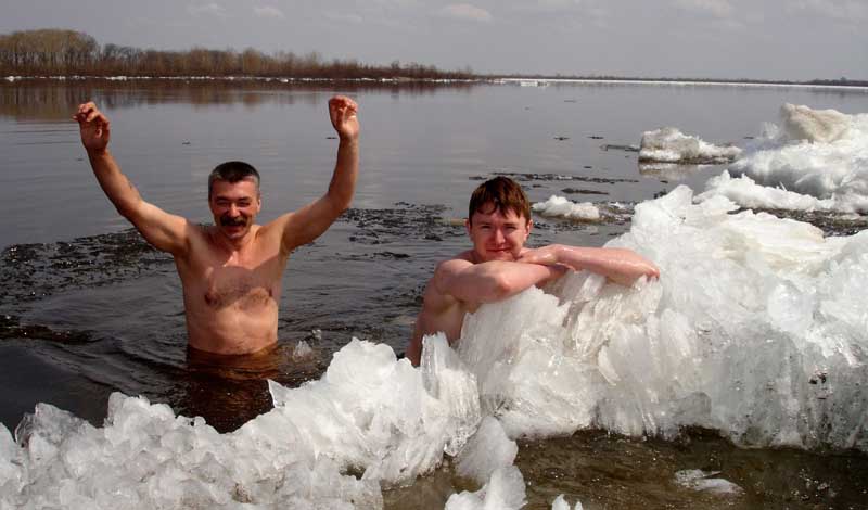 Как начать плавать в холодной воде