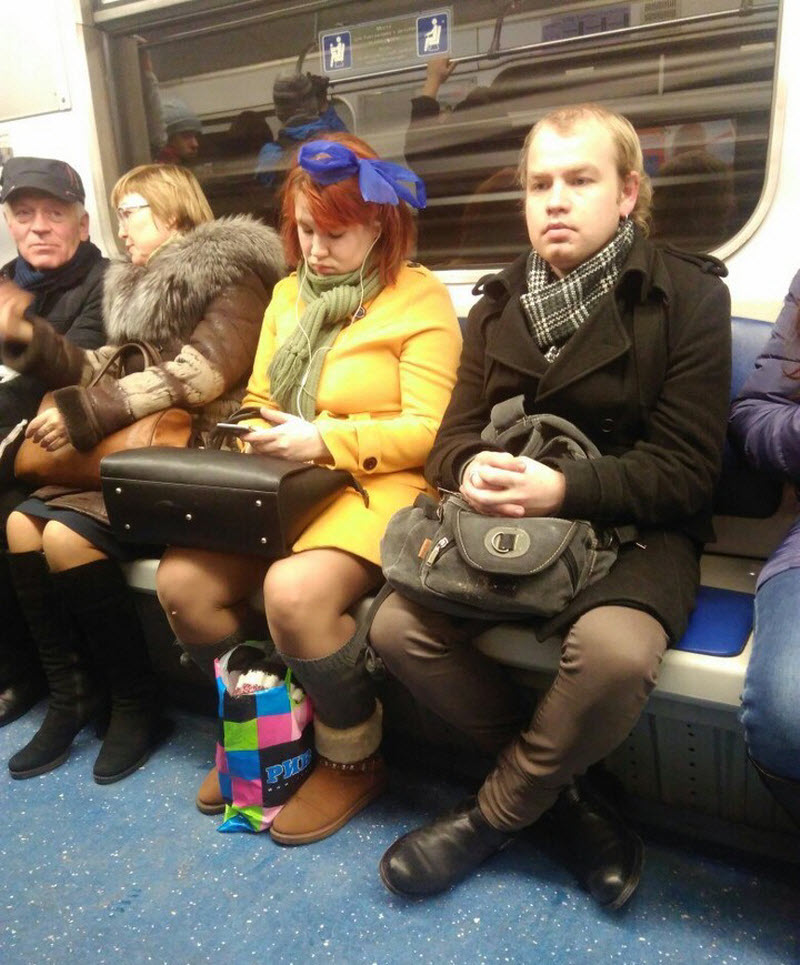 Модники из российского метрополитена