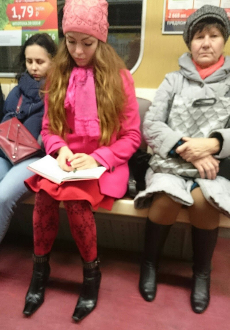 Модники из российского метрополитена