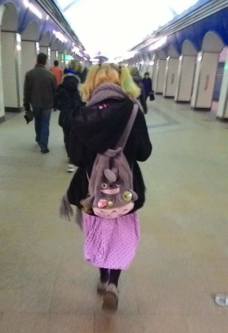 Модники из российского метрополитена