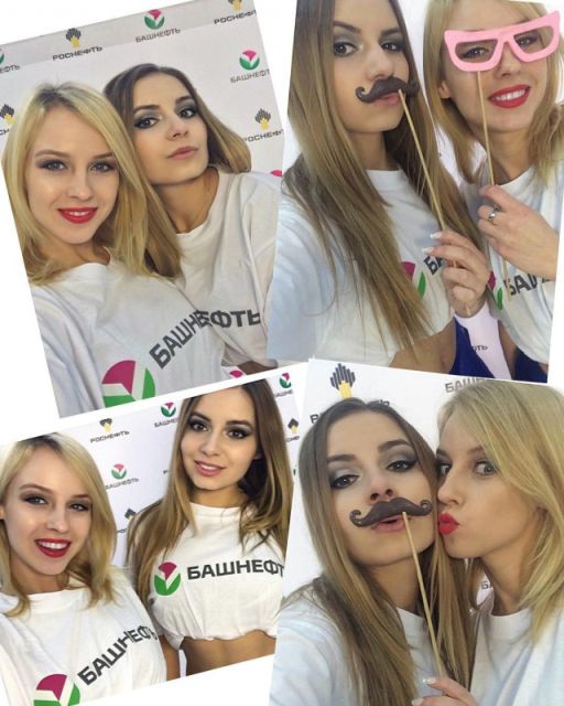 Диана Халифаева из группы поддержки Ice Girls
