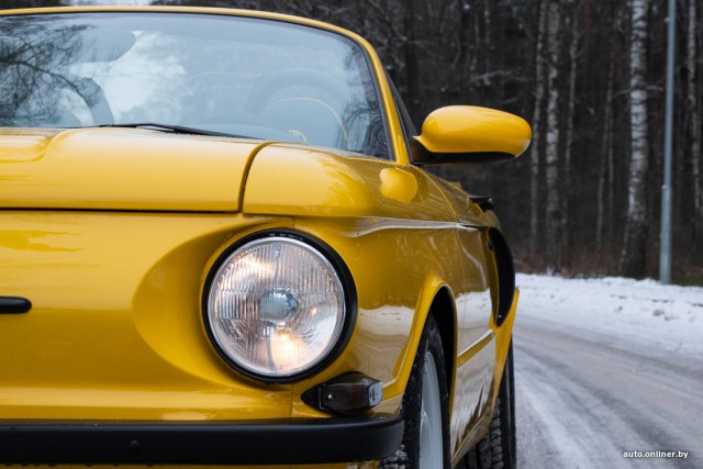 Необычный Запорожец, построенный на базе спортивного Porsche