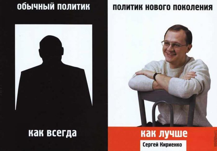 Российские предвыборные плакаты конца 1990-х