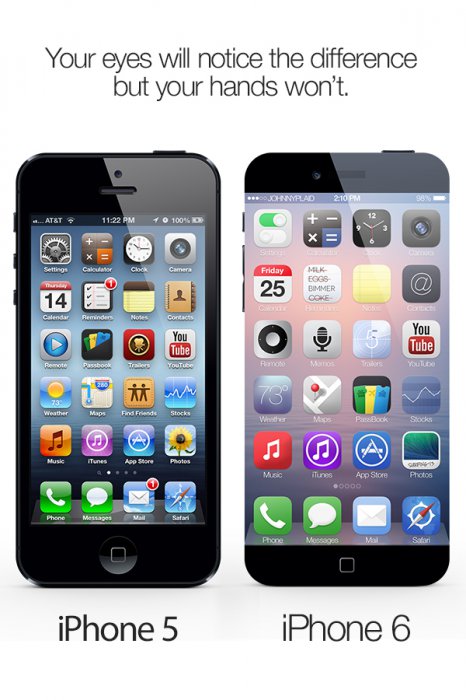 Концепт смартфона iPhone 6