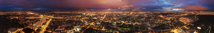 Москва в облаках