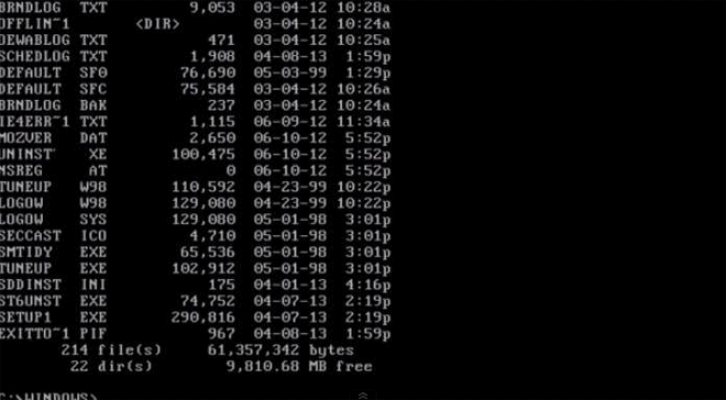 Компьютерные вирусы эпохи MS-DOS (в гифках) Компьютерные вирусы эпохи MS-DOS (в гифках)
