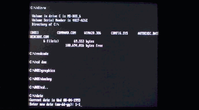 Компьютерные вирусы эпохи MS-DOS (в гифках) Компьютерные вирусы эпохи MS-DOS (в гифках)